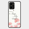 Keep Life Simple Glossy Metal Case Cover For Vivo Y56 5G