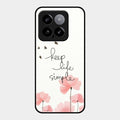 Keep Life Simple Glossy Metal Case Cover For Xiaomi 14 5G
