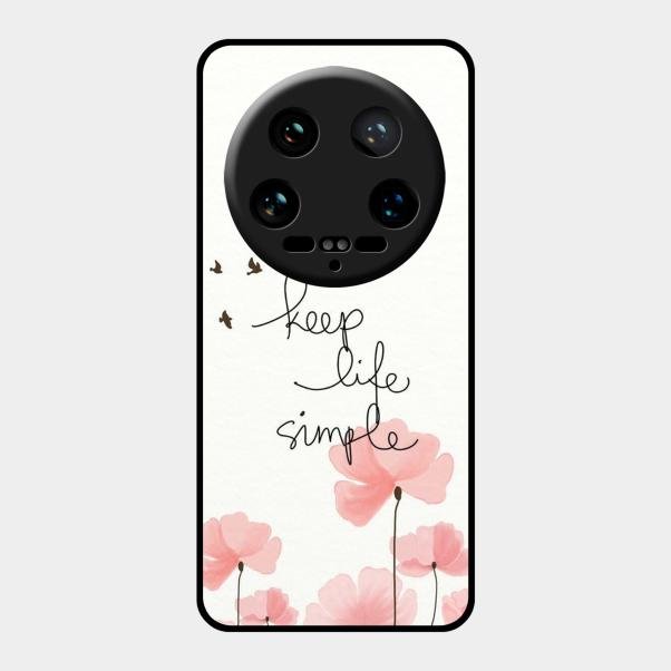 Keep Life Simple Glossy Metal Case Cover For Xiaomi 14 Ultra