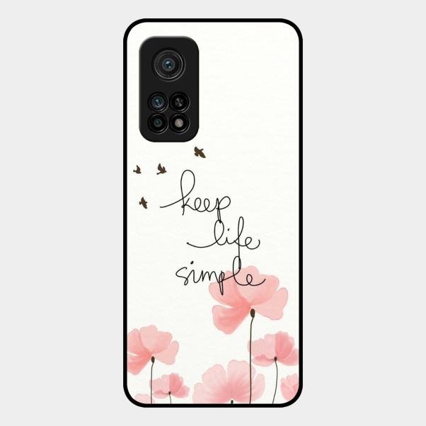 Keep Life Simple Glossy Metal Case Cover For Xiaomi Mi 10T Pro 5G