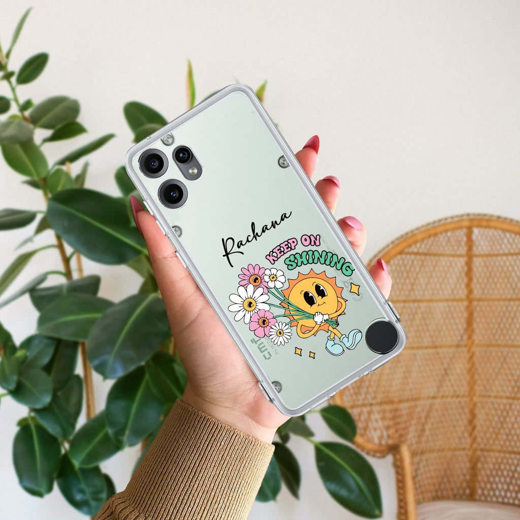 Keep Shining Customize Anti Yellow Case For CMF by Nothing Phone 2 Pro