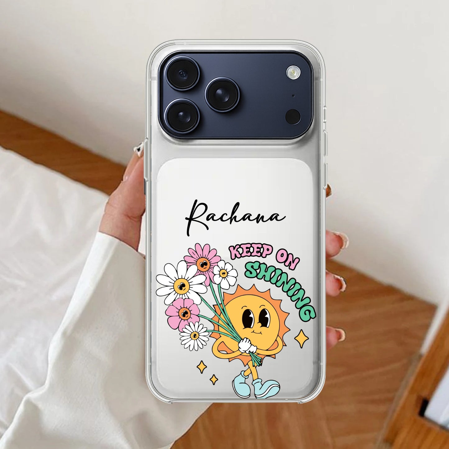 Keep Shining Customize Transparent Silicon Case For IPhone