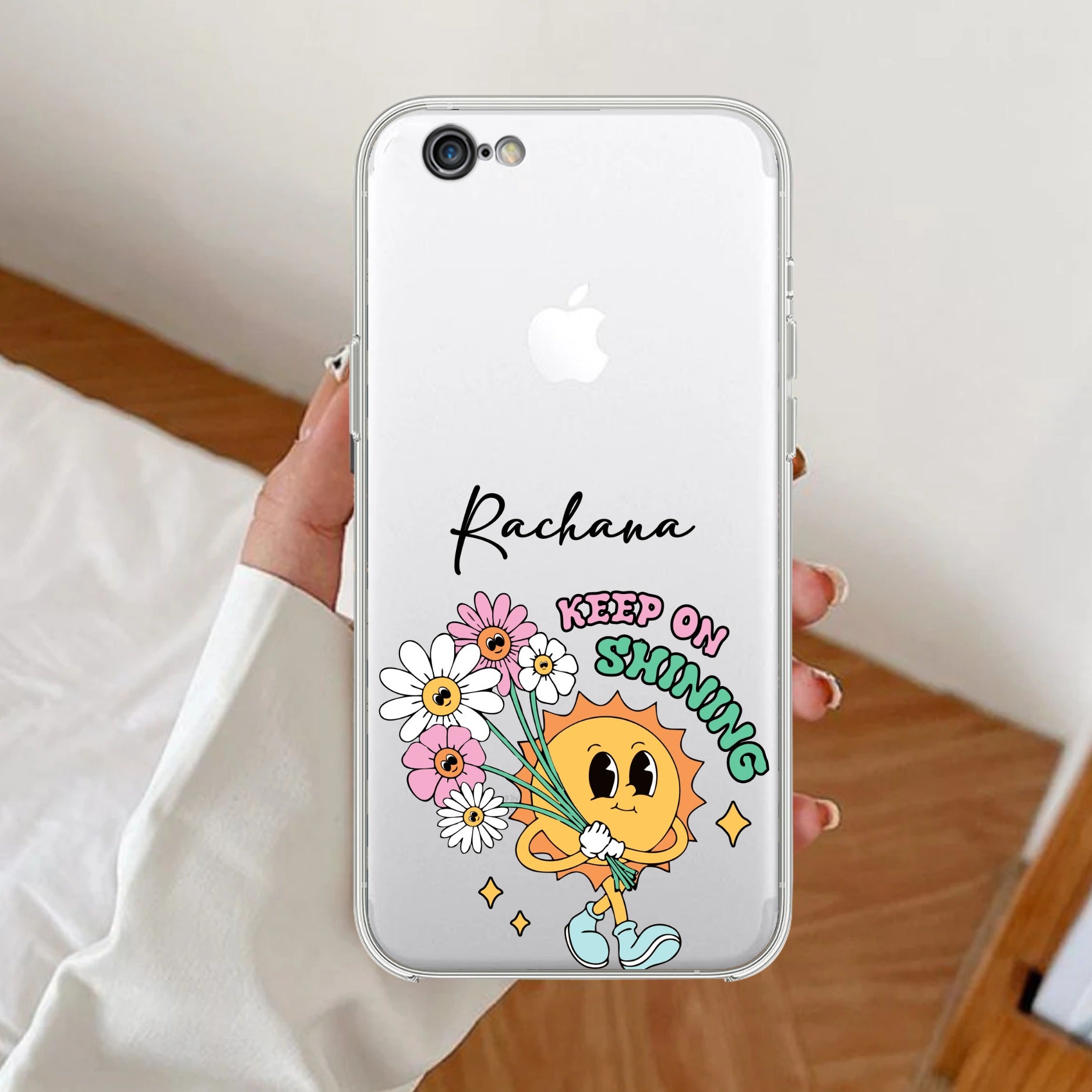 Keep Shining Customize Transparent Silicon Case For IPhone
