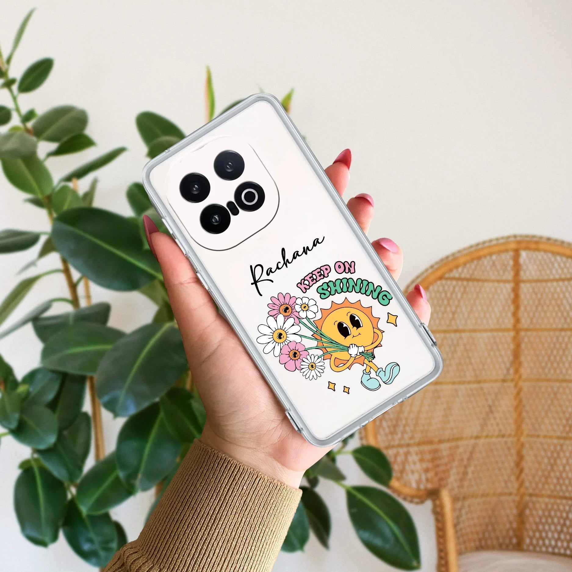 Keep Shining Customize Transparent Silicon Case For iQOO 13 5G