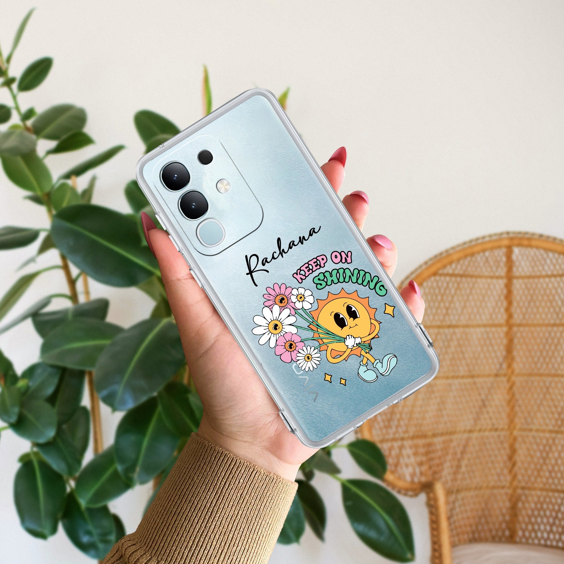 Keep Shining Customize Transparent Silicon Case For iQOO Z10x 5G