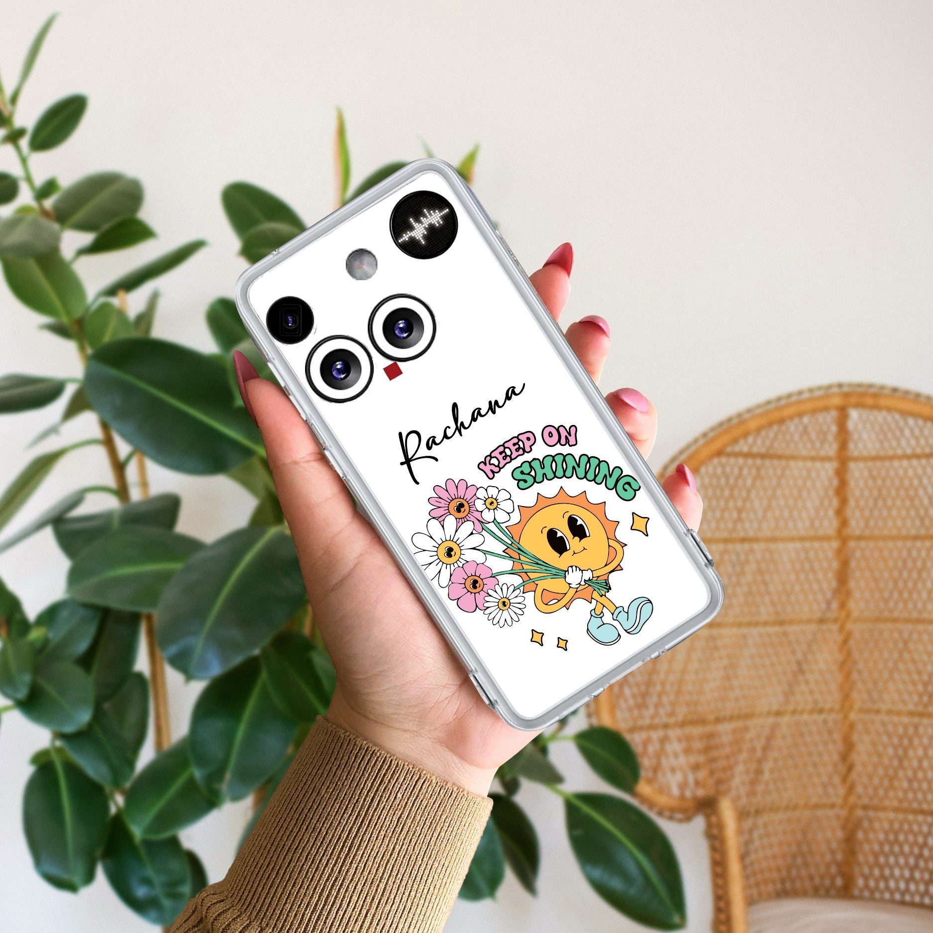 Keep Shining Customize Anti Yellow Case For Nothing Phone 3