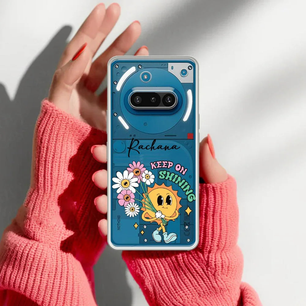 Keep Shining Customize Transparent Silicon Case For Nothing - ShopOnCliQ