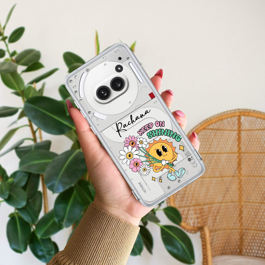 Keep Shining Customize Anti Yellow Case For Nothing Phone 2a Plus