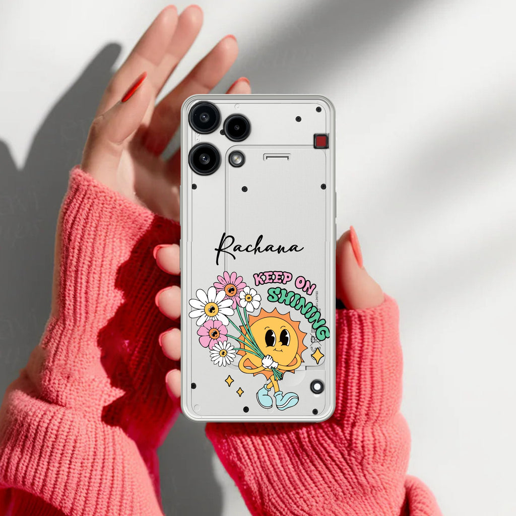 Keep Shining Customize Anti Yellow Case For Nothing Phone 3a Lite 5G