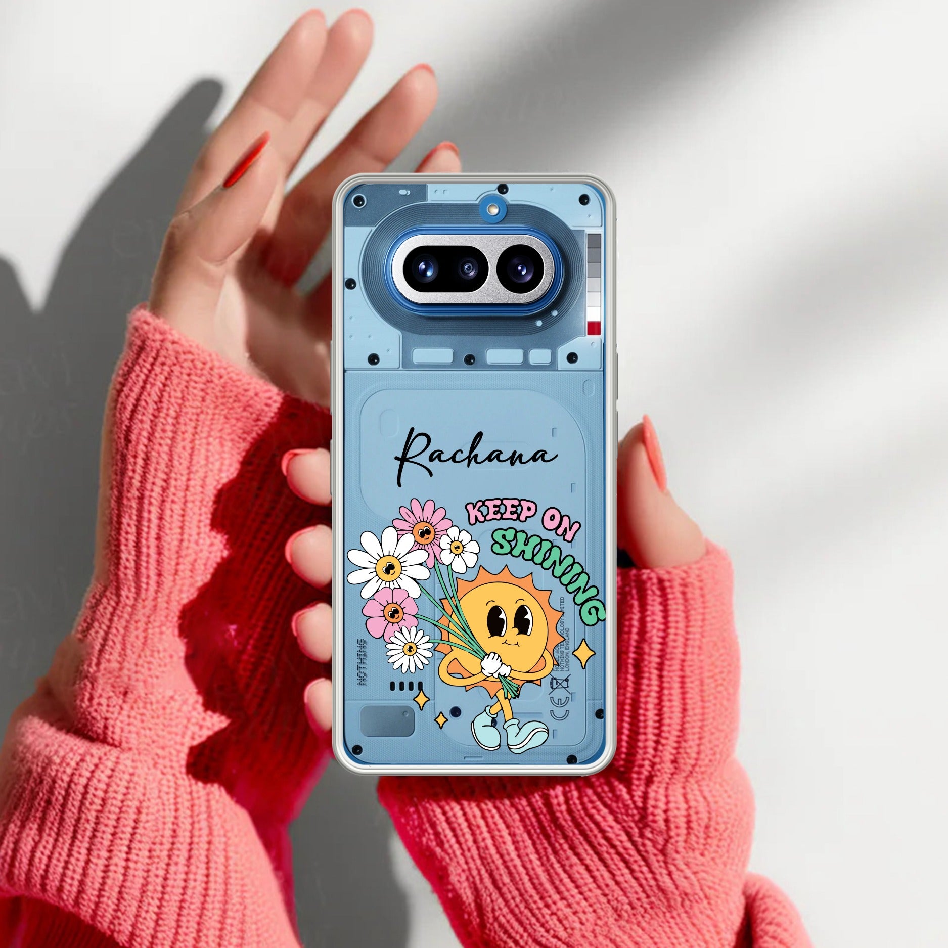 Keep Shining Customize Anti Yellow Case For Nothing Phone 4A 5G