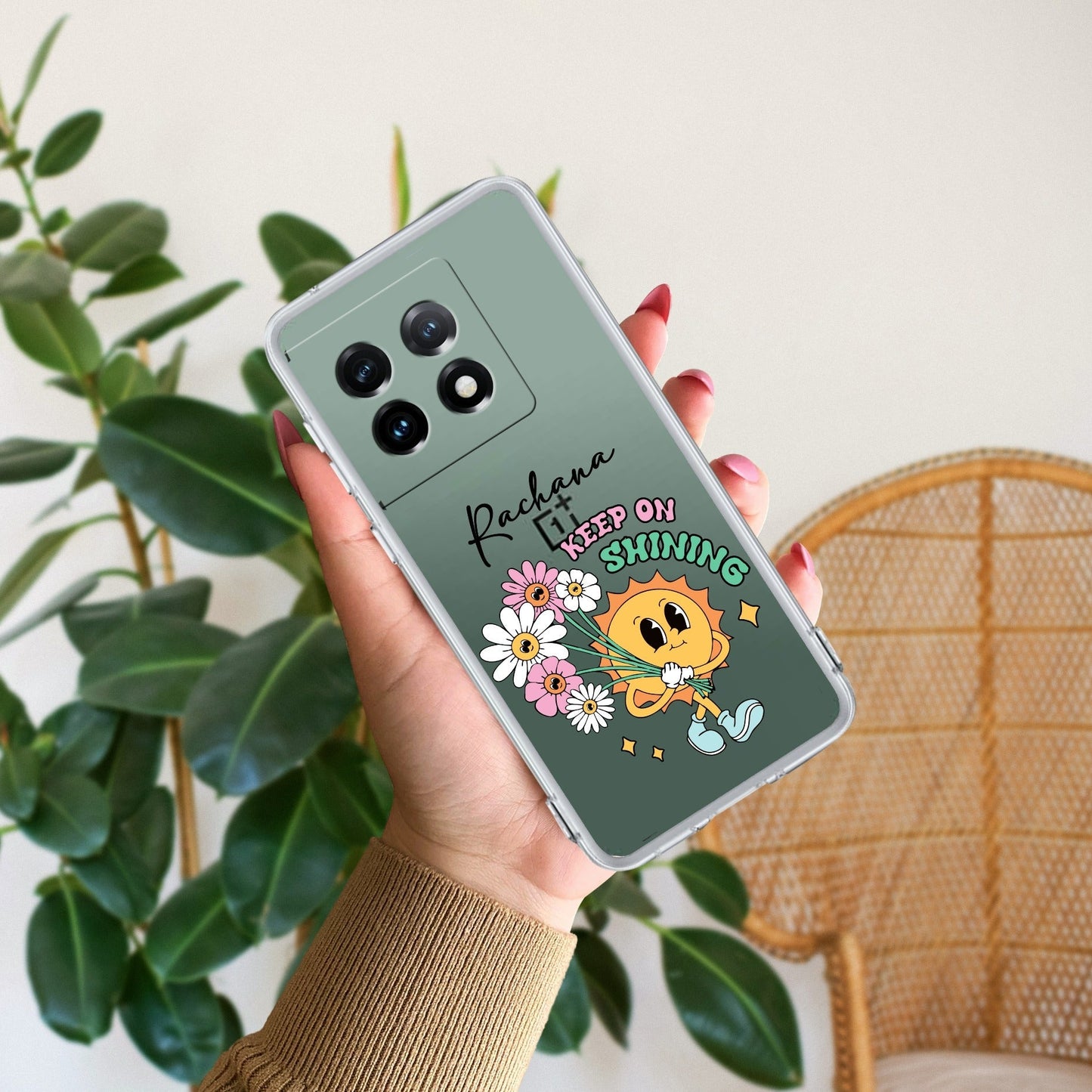 Keep Shining Customize Transparent Silicon Case For OnePlus