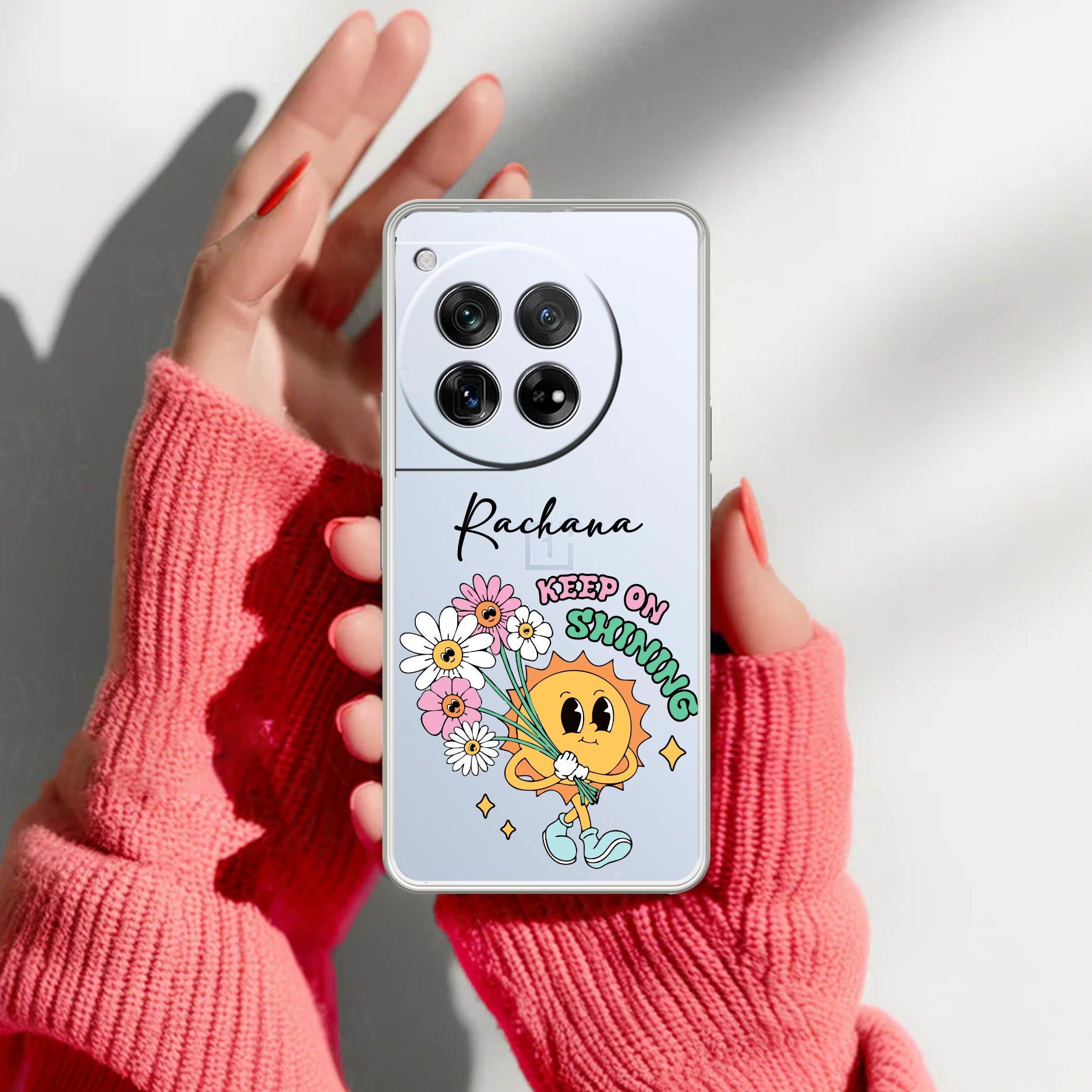 Keep Shining Customize Transparent Silicon Case For OnePlus