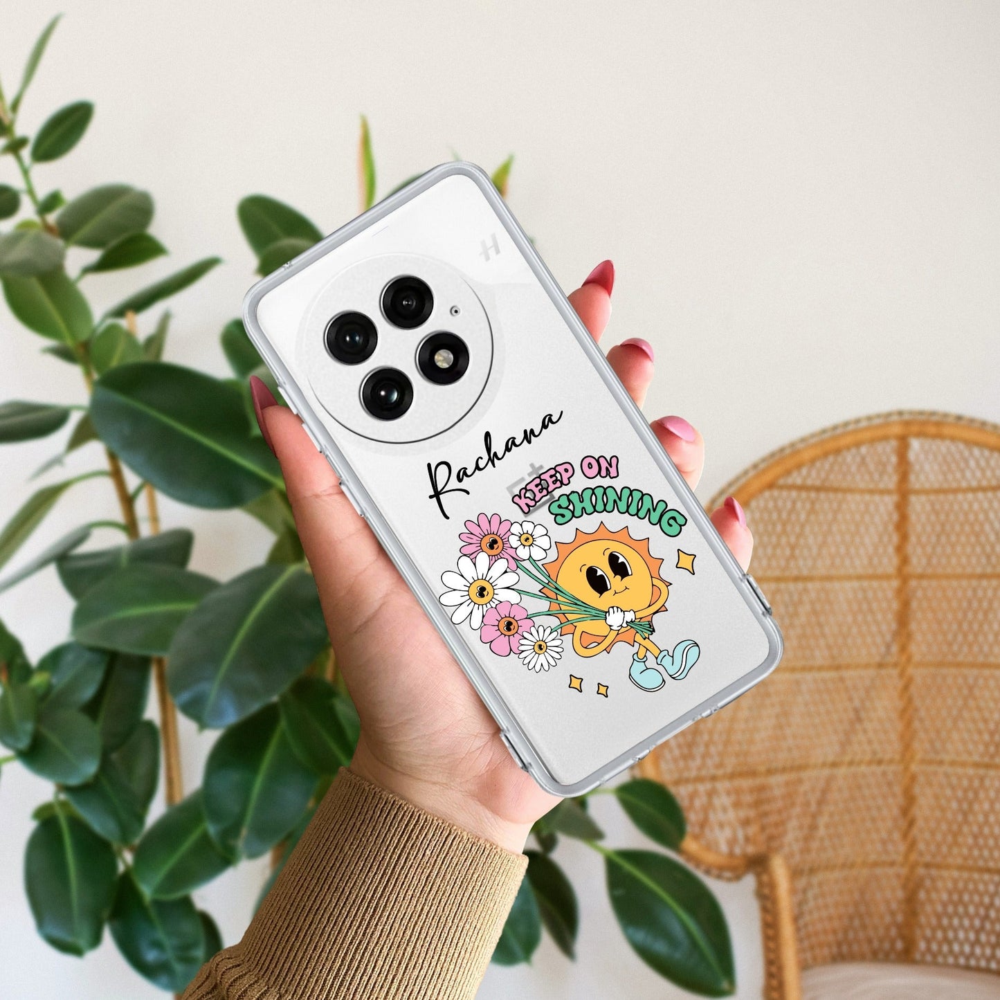 Keep Shining Customize Transparent Silicon Case For OnePlus