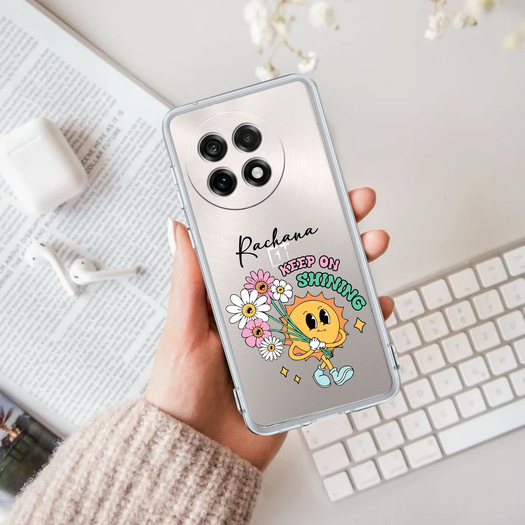 Keep Shining Customize Anti Yellow Case For OnePlus 13R 5G