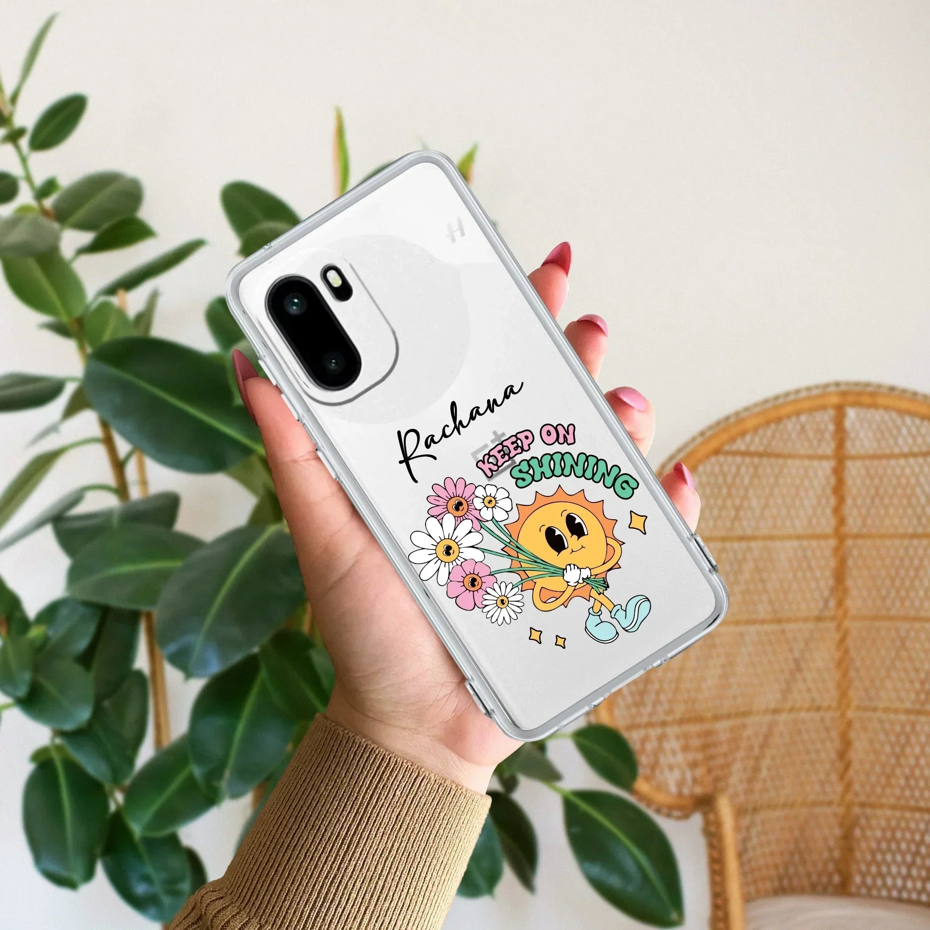 Keep Shining Customize Transparent Silicon Case For OnePlus