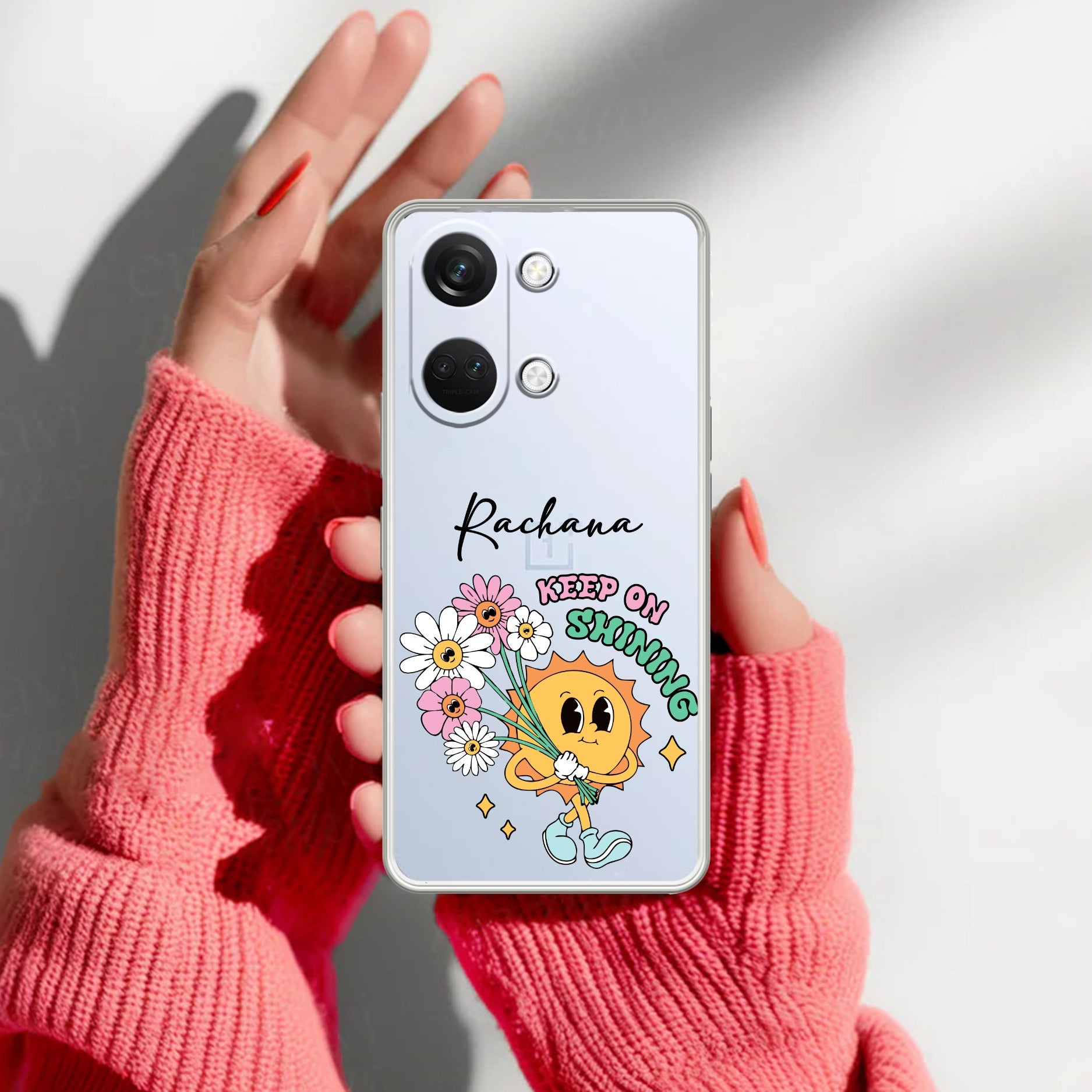 Keep Shining Customize Anti Yellow Case For OnePlus Nord 3 5G