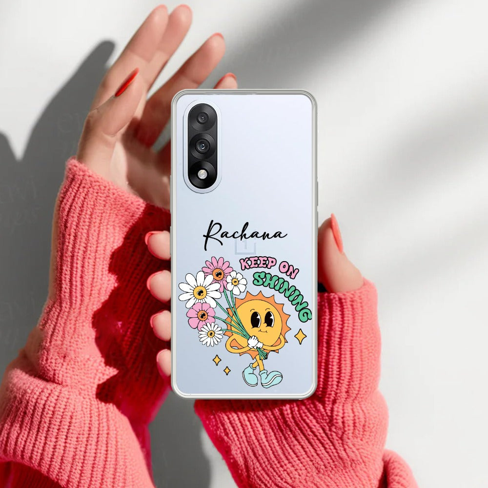 Keep Shining Customize Transparent Silicon Case For OnePlus