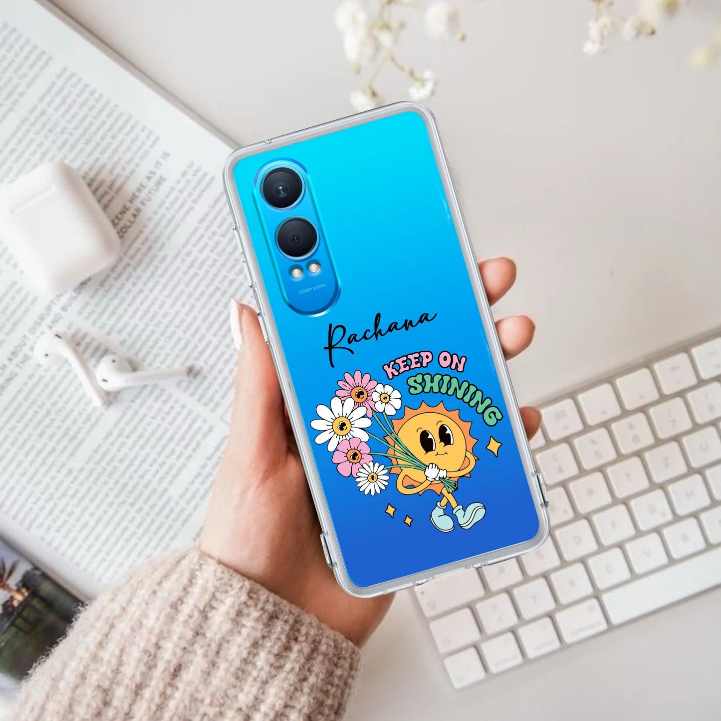 Keep Shining Customize Transparent Silicon Case For OnePlus