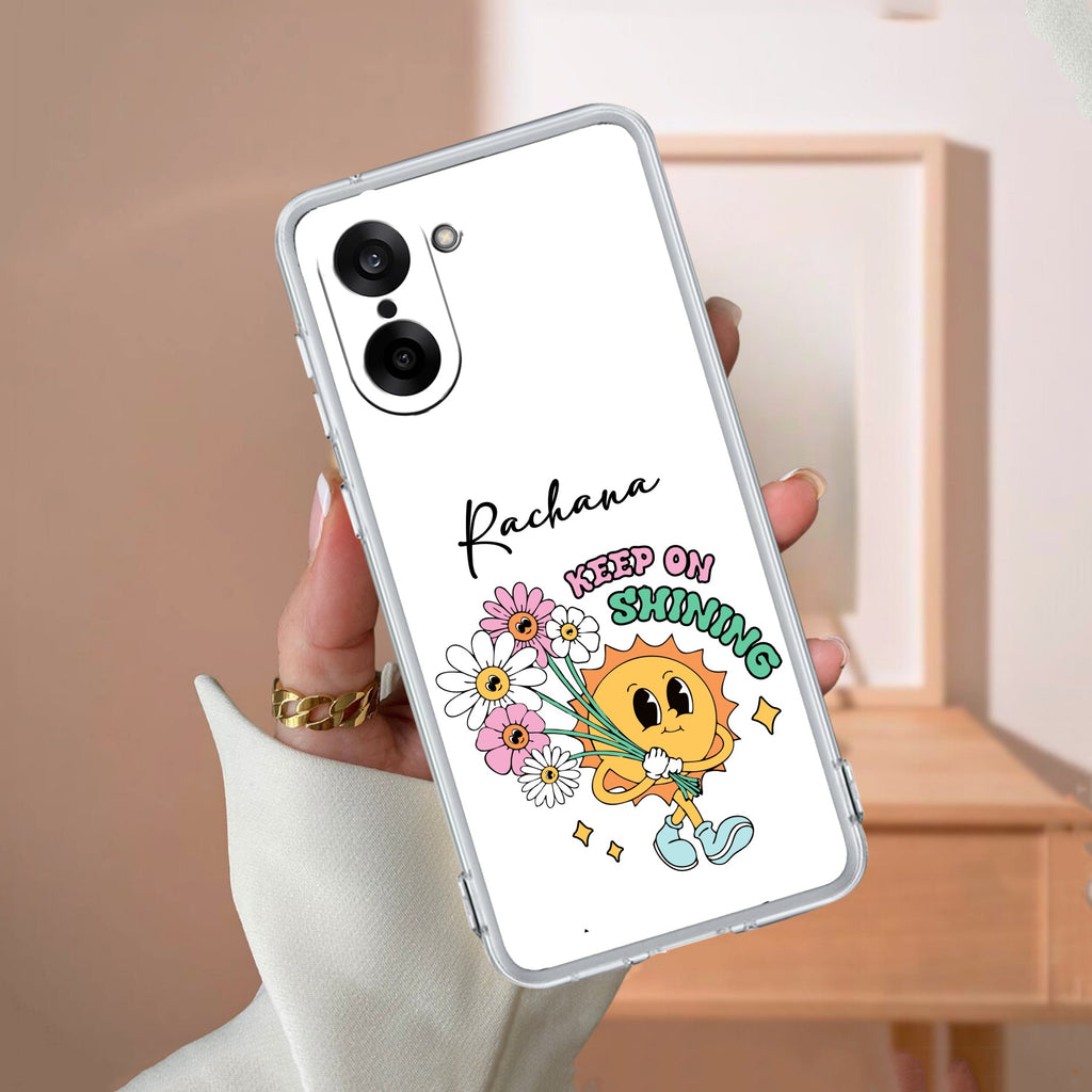 Keep Shining Customize Transparent Silicon Case For OnePlus Nord CE5 5G