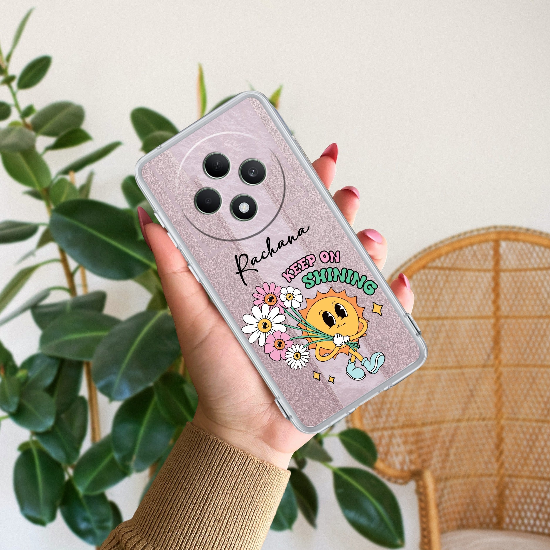 Keep Shining Customize Anti Yellow Case For Oppo F27 Pro Plus 5G