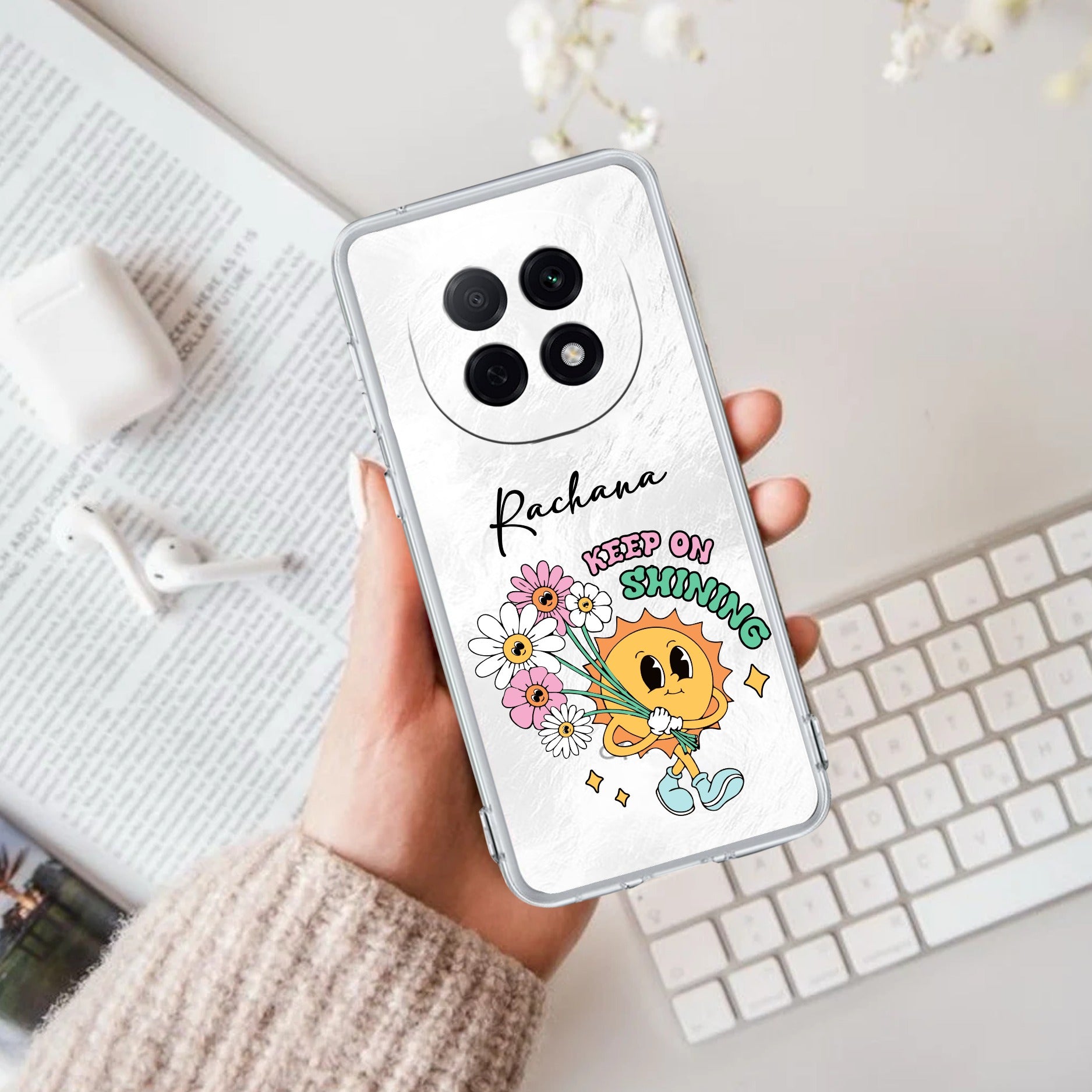Keep Shining Customize Anti Yellow Case For Oppo F29 Pro 5G