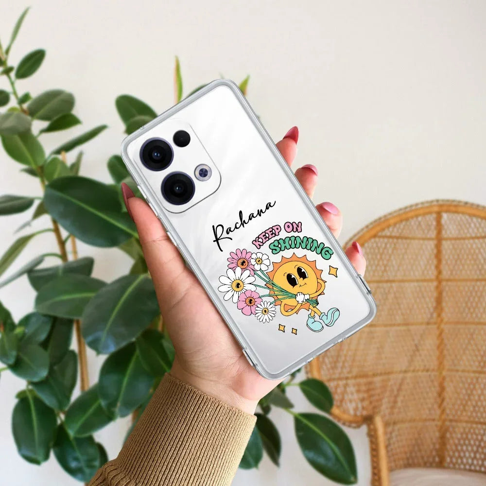 Keep Shining Customize Anti Yellow Case For Oppo Reno 13 5G