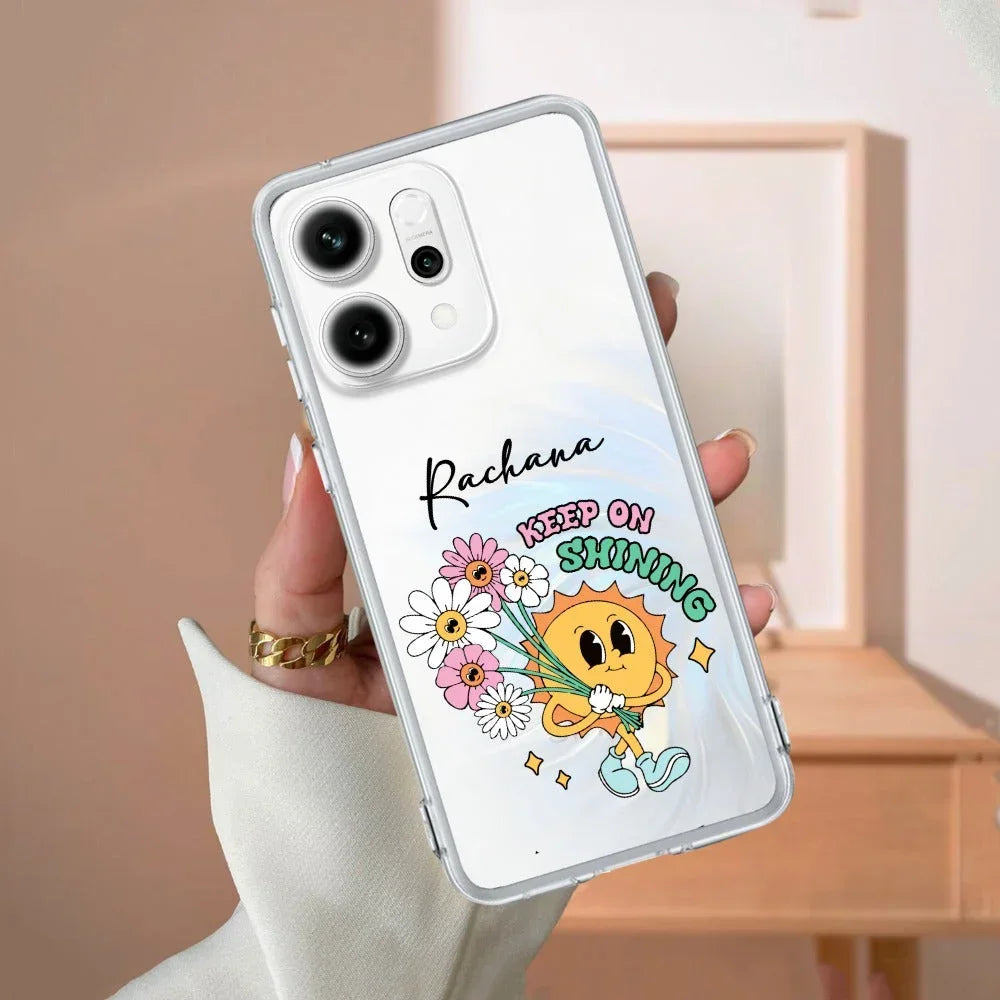 Keep Shining Customize Transparent Silicon Case For Oppo - ShopOnCliQ