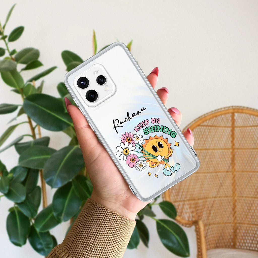 Keep Shining Customize Anti Yellow Case For Oppo Reno 15 5G