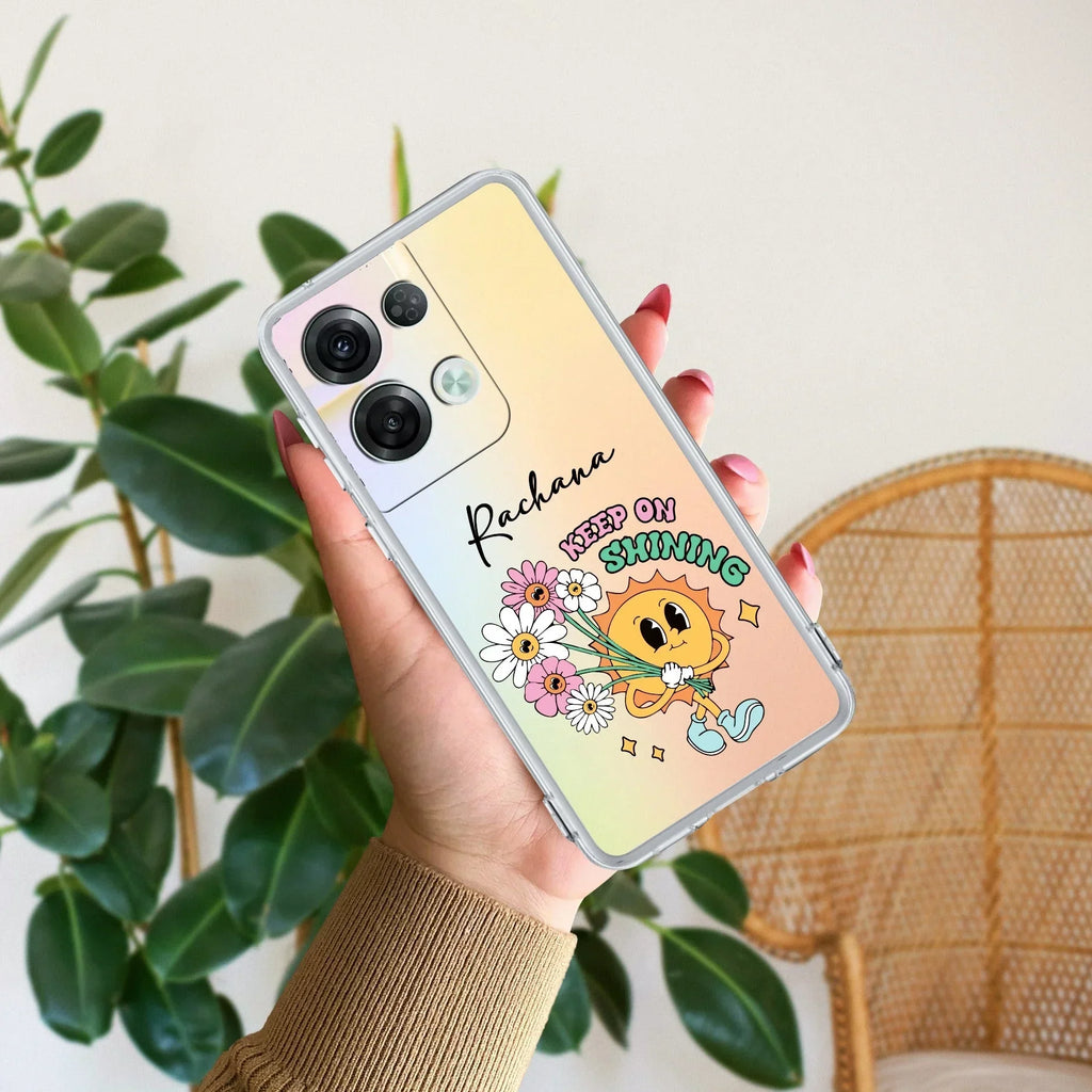 Keep Shining Customize Anti Yellow Case For Oppo Reno 8 Pro 5G