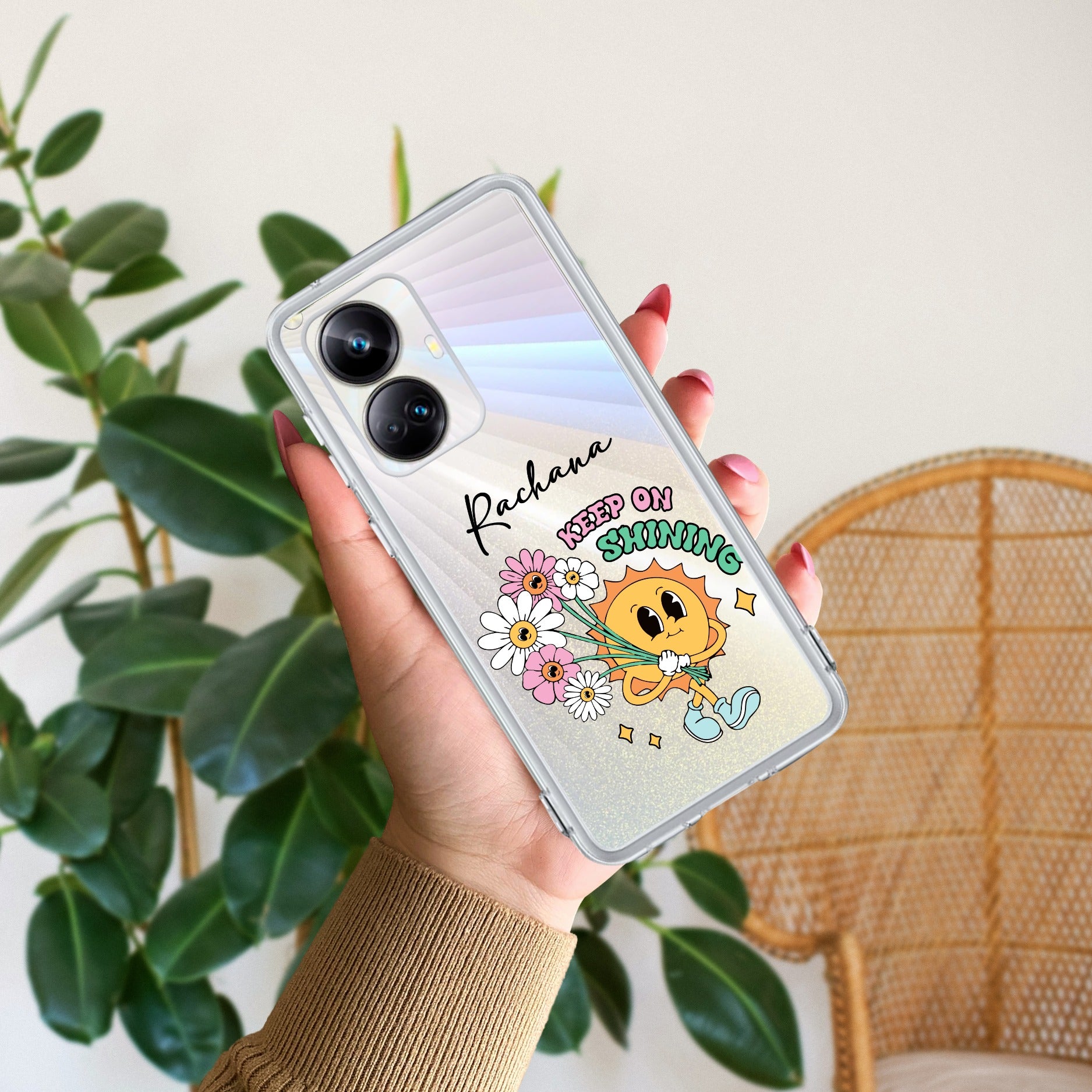 Keep Shining Customize Transparent Silicon Case For Realme 10 Pro Plus 5G