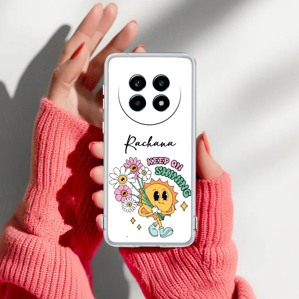 Keep Shining Customize Anti Yelllow Case For Realme 14 Pro Lite 5G