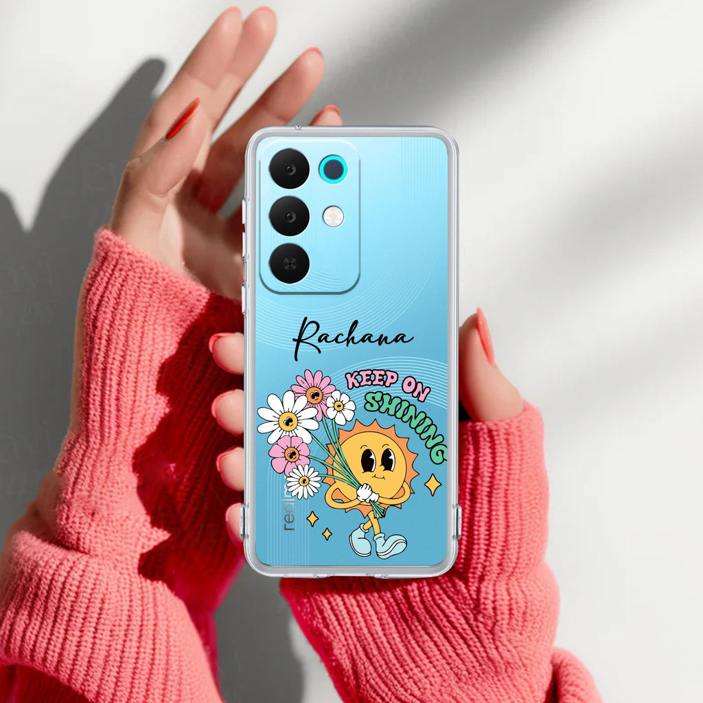 Keep Shining Customize Anti Yelllow Case For Realme 15X 5G