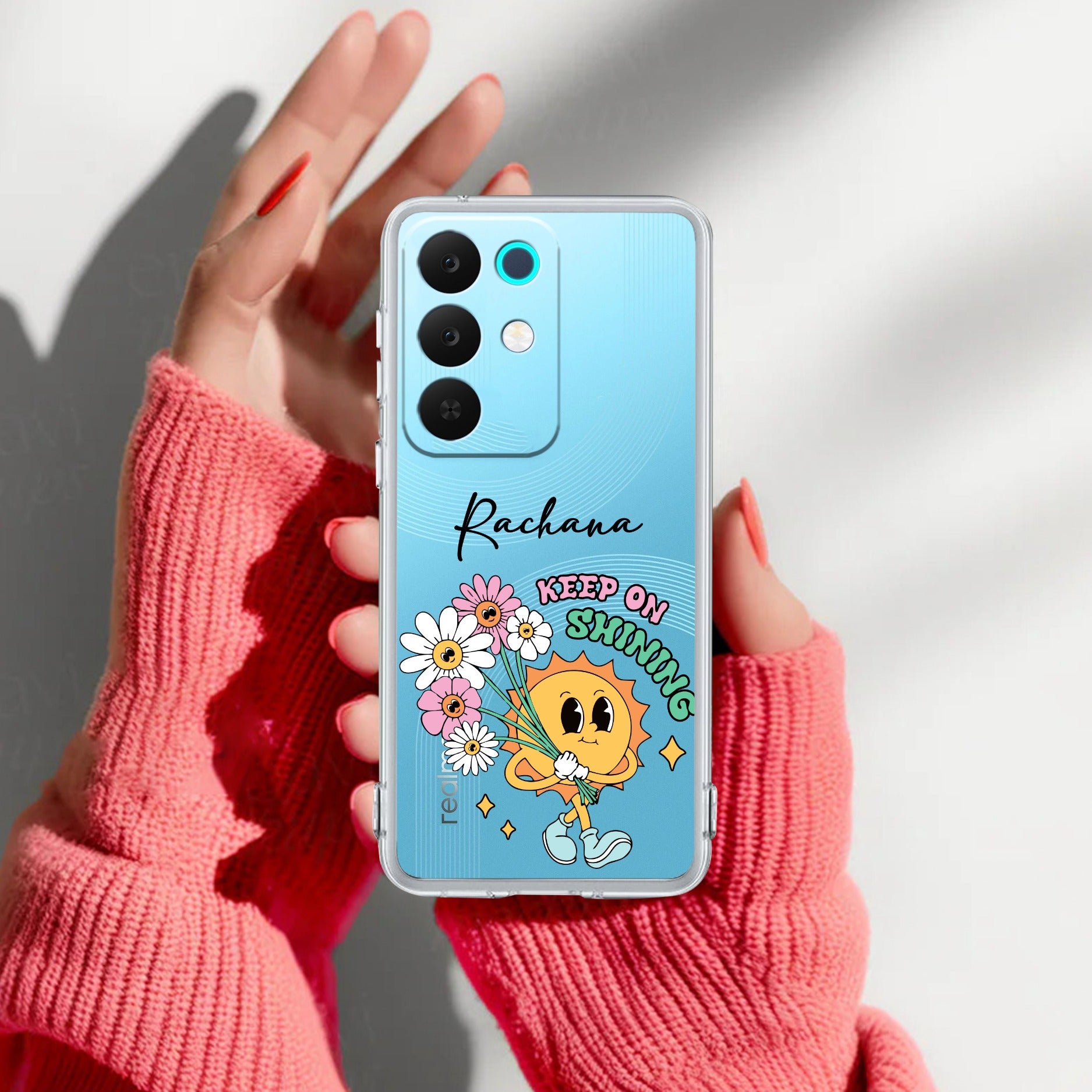 Keep Shining Customize Anti Yelllow Case For Realme 15X 5G