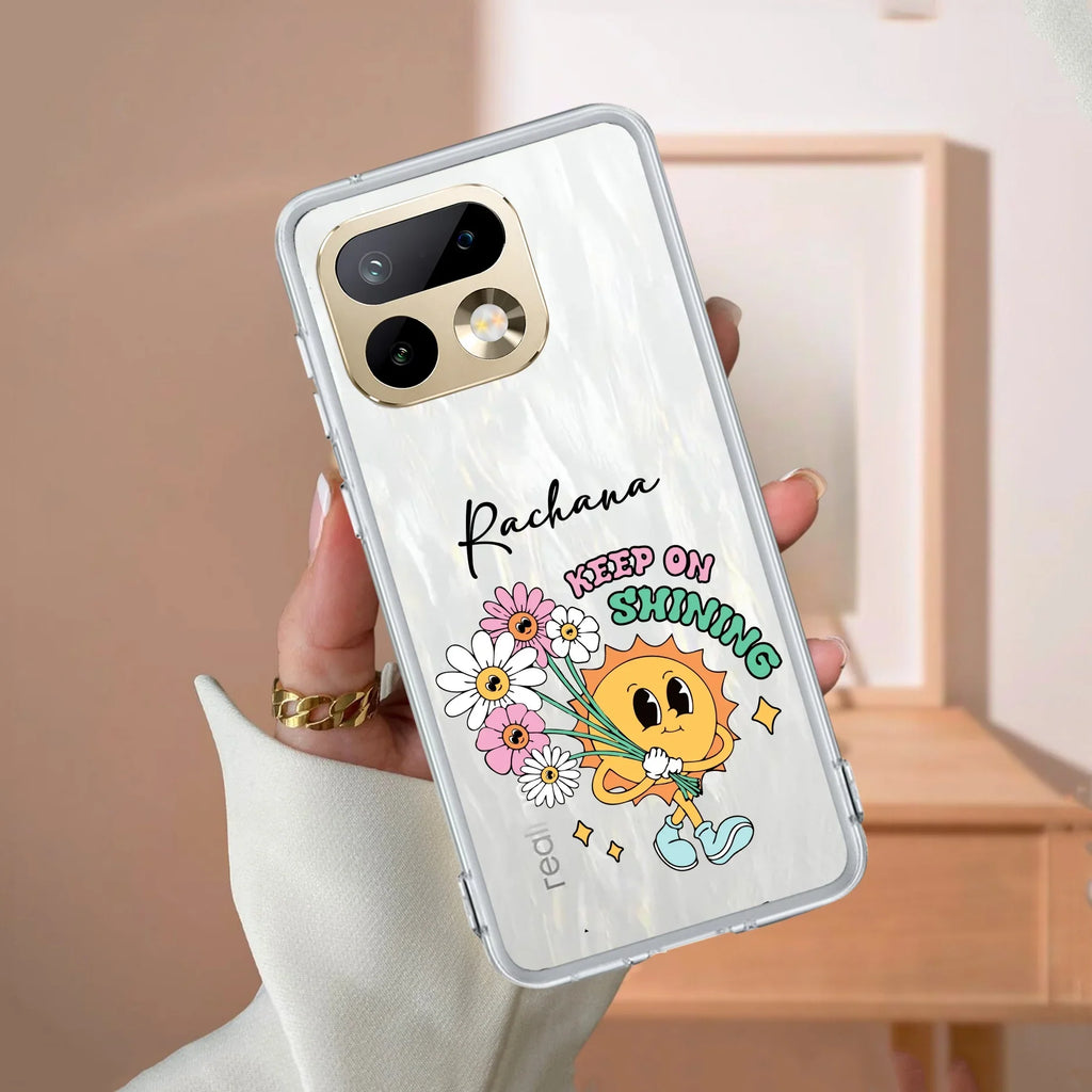 Keep Shining Customize Transparent Silicon Case For Realme GT 7T 5G