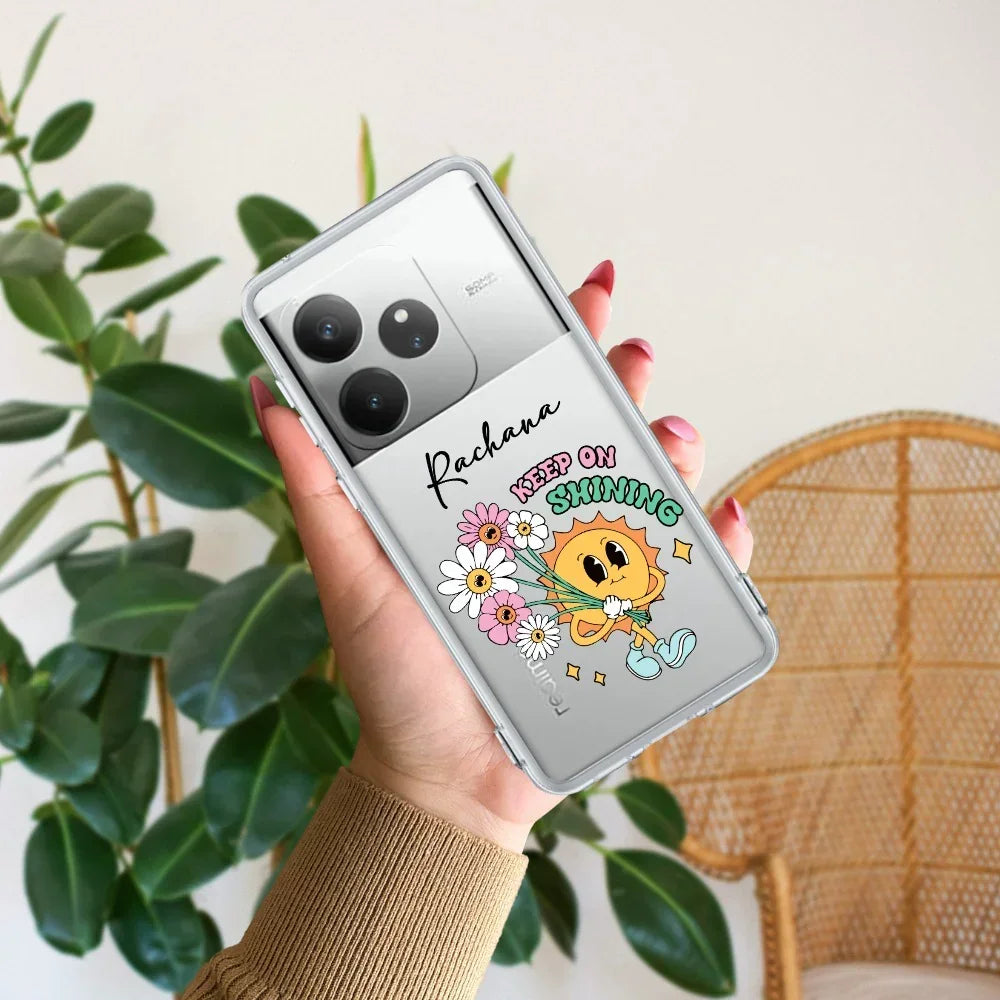 Keep Shining Customize Anti Yelllow Case For Realme GT 6 5G