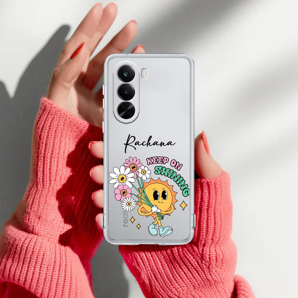 Keep Shining Customize Anti Yelllow Case For Realme P4x 5G