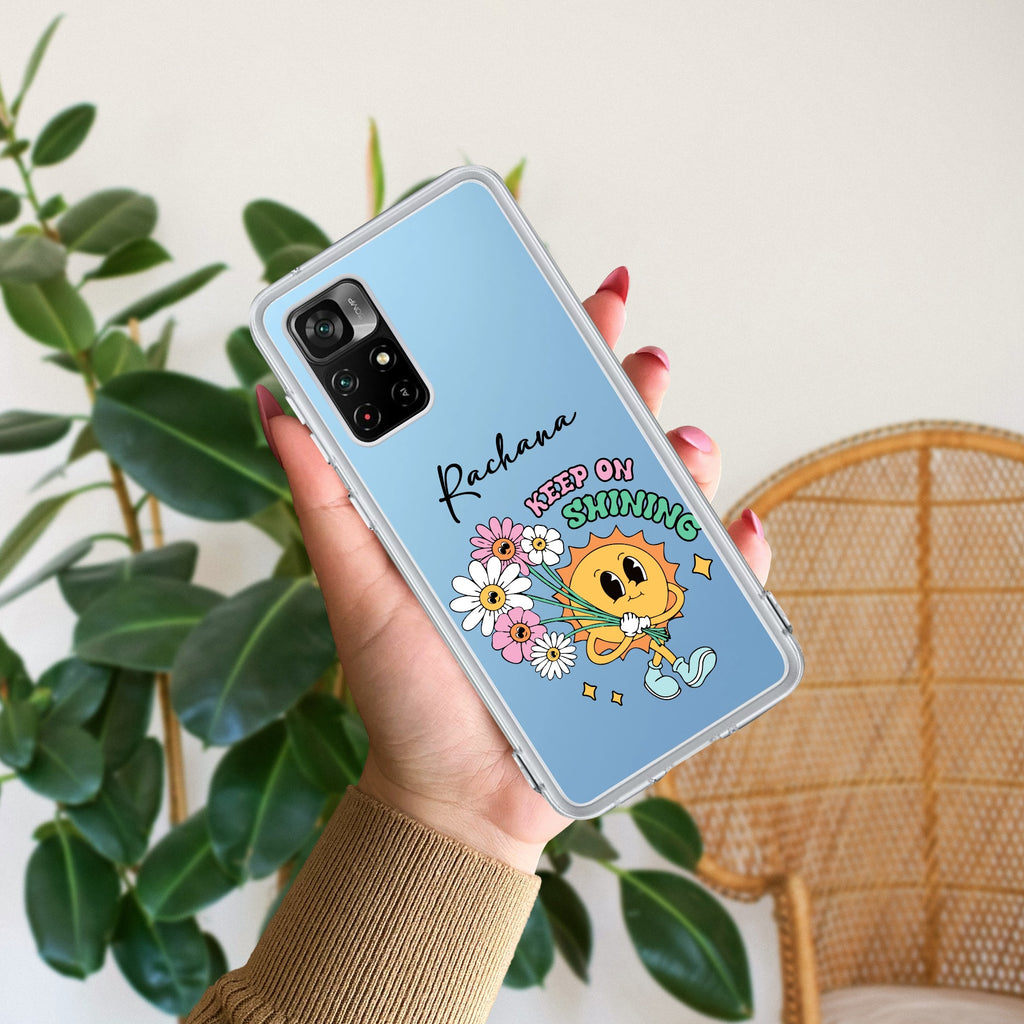 Keep Shining Customize Transparent Silicon Case For Mi 11i