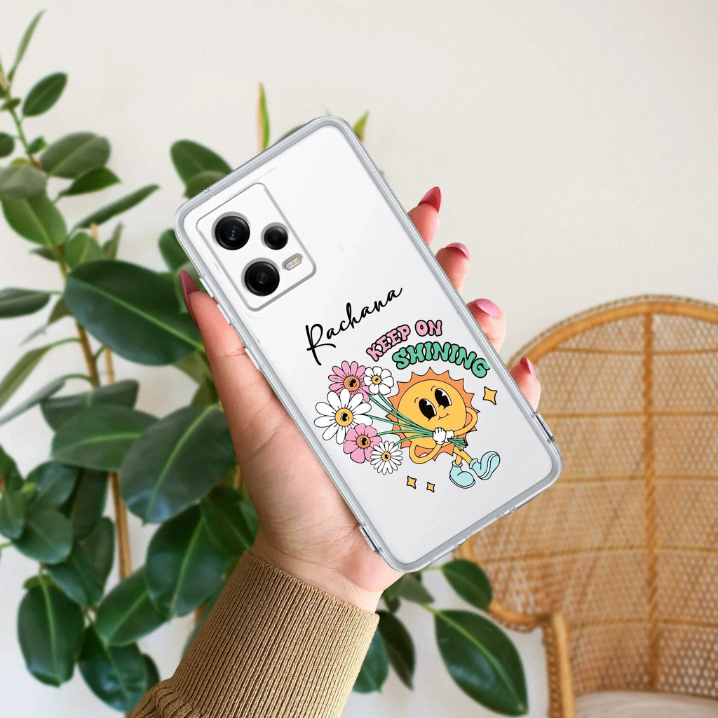 Keep Shining Customize Transparent Silicon Case For Redmi 13C 5G