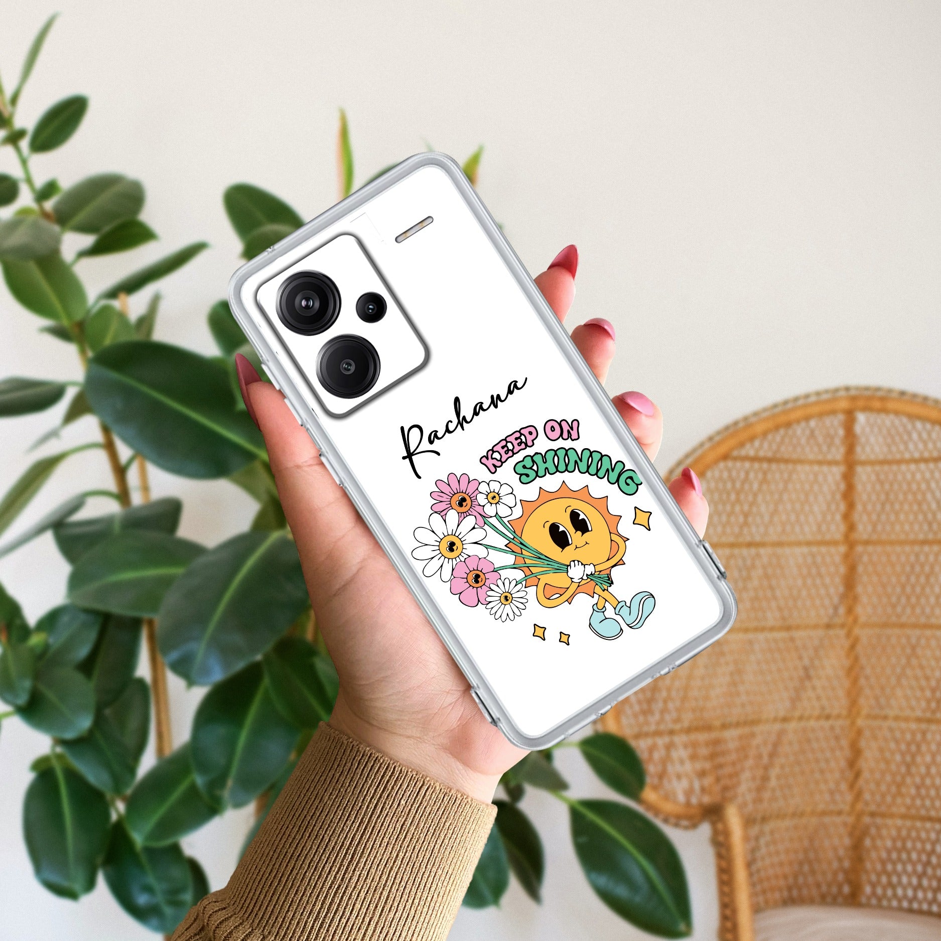 Keep Shining Customize Transparent Silicon Case For Redmi Note 13 Pro Plus 5G