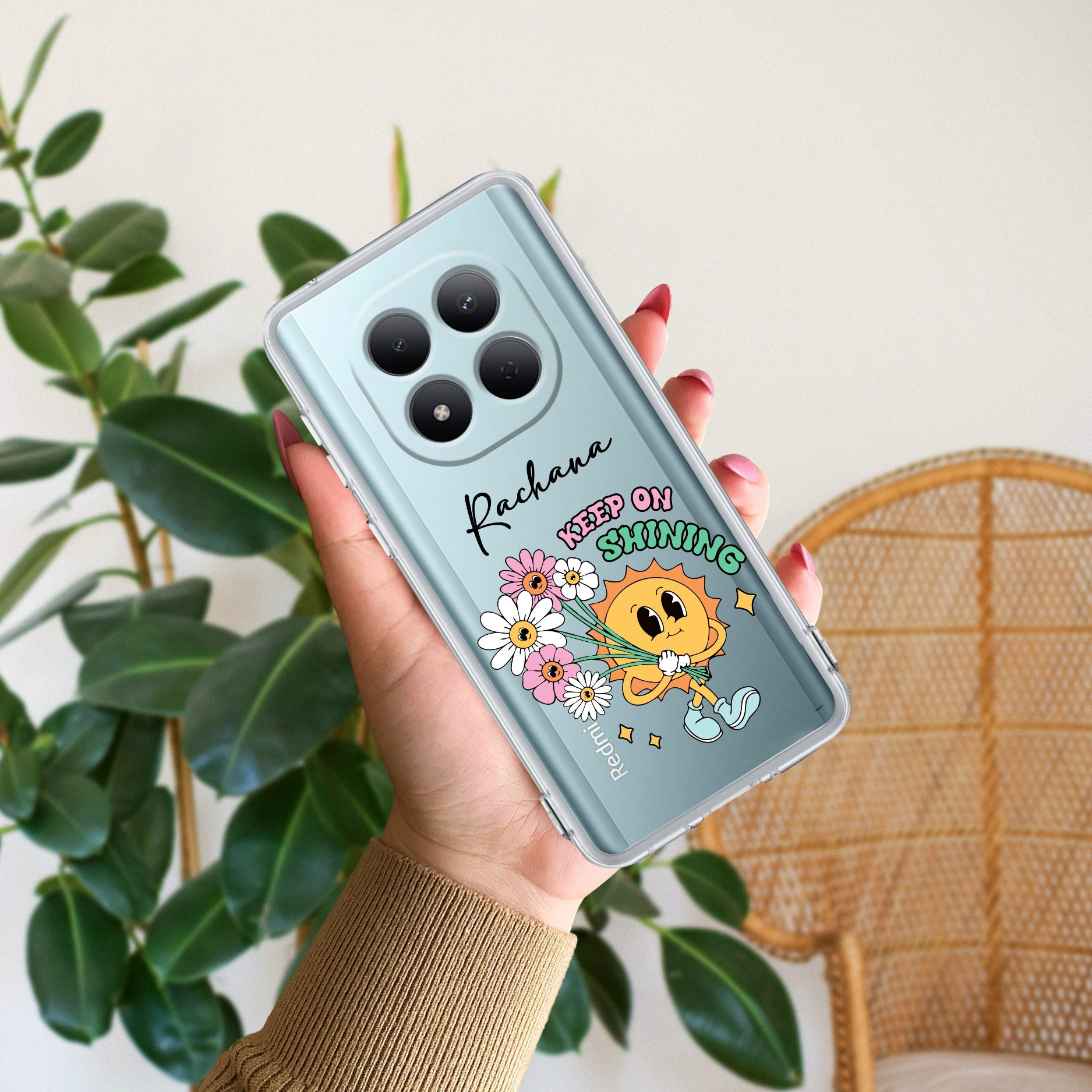 Keep Shining Customize Transparent Silicon Case For Redmi Note 15 Pro Plus 5G