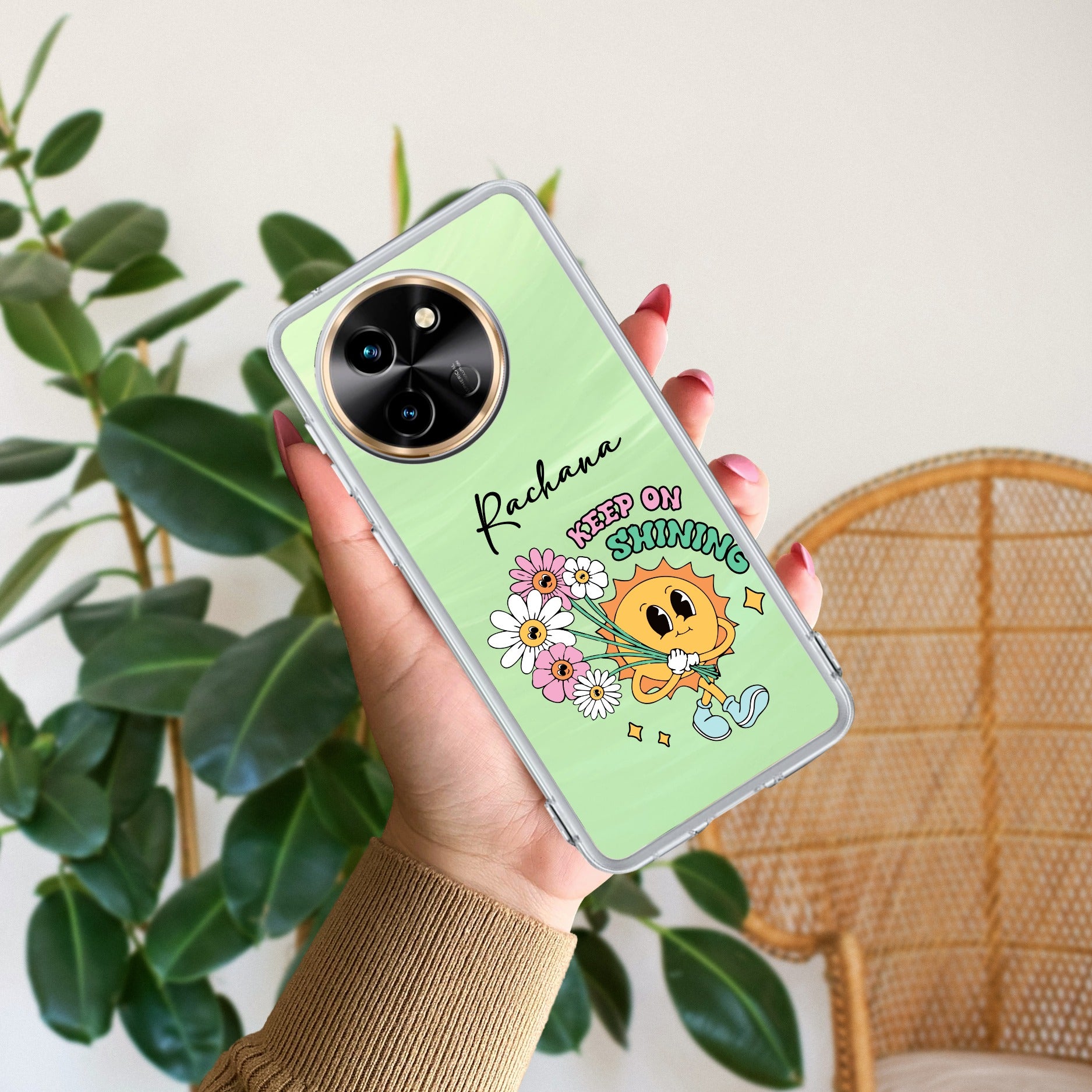 Keep Shining Customize Transparent Silicon Case For Vivo T3X 5G