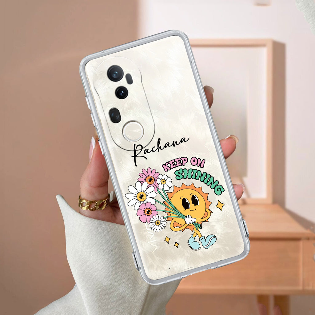 Keep Shining Customize Transparent Silicon Case For Vivo T4 Ultra 5G
