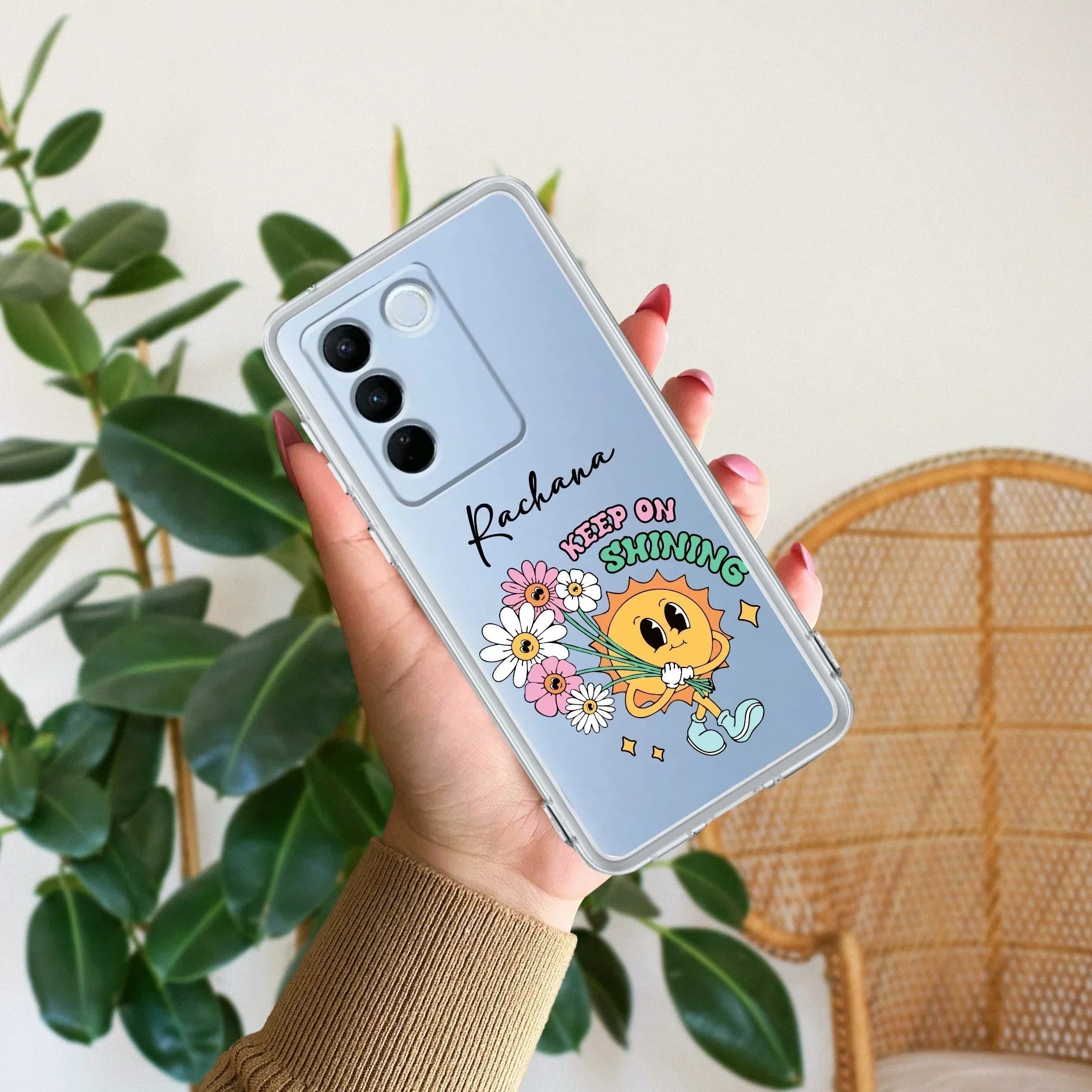 Keep Shining Customize Transparent Silicon Case For Vivo Y12G /Vivo Y12S
