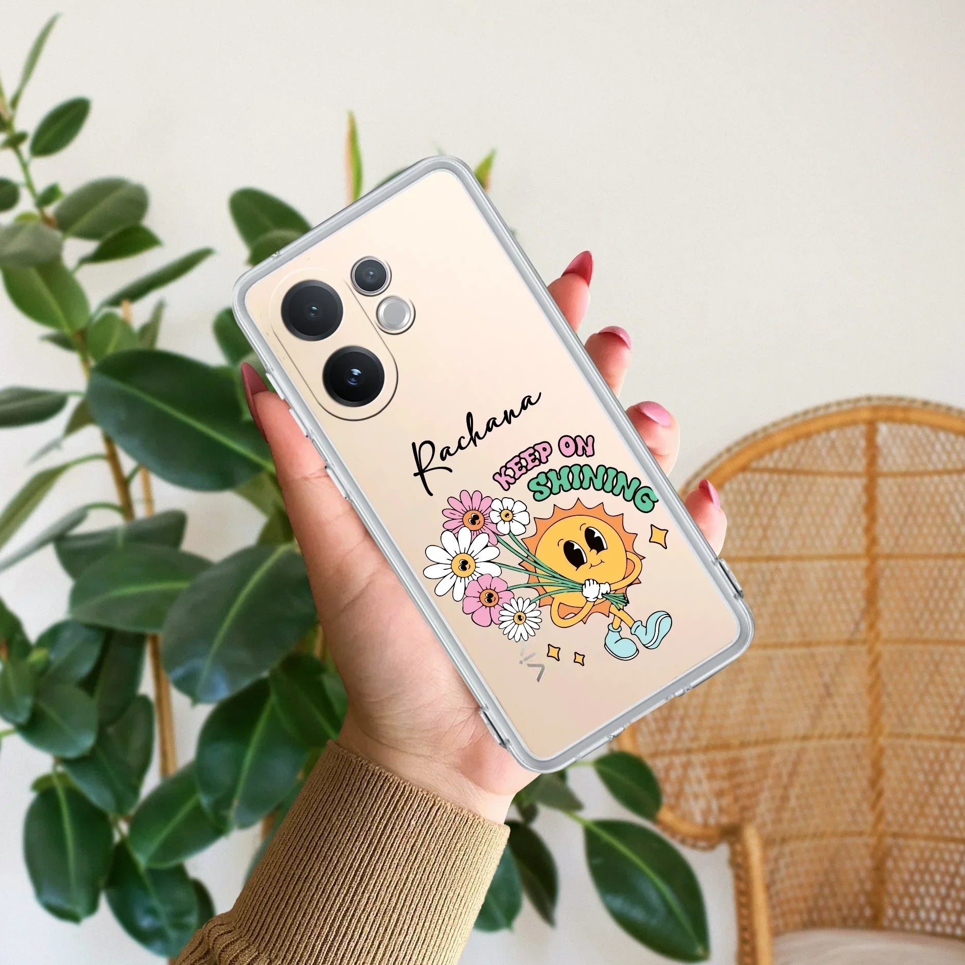Keep Shining Customize Transparent Silicon Case For Vivo Y200 Pro 5G