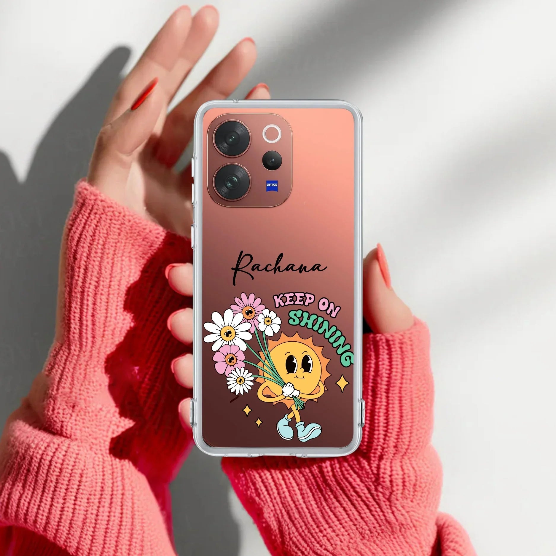 Keep Shining Customize Transparent Silicon Case For Vivo Y39 5G