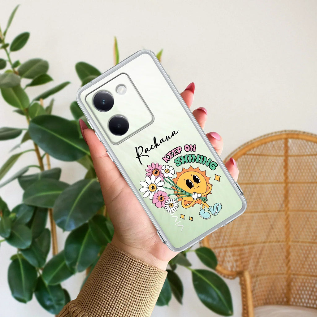 Keep Shining Customize Transparent Silicon Case For Vivo T3 Lite 5G
