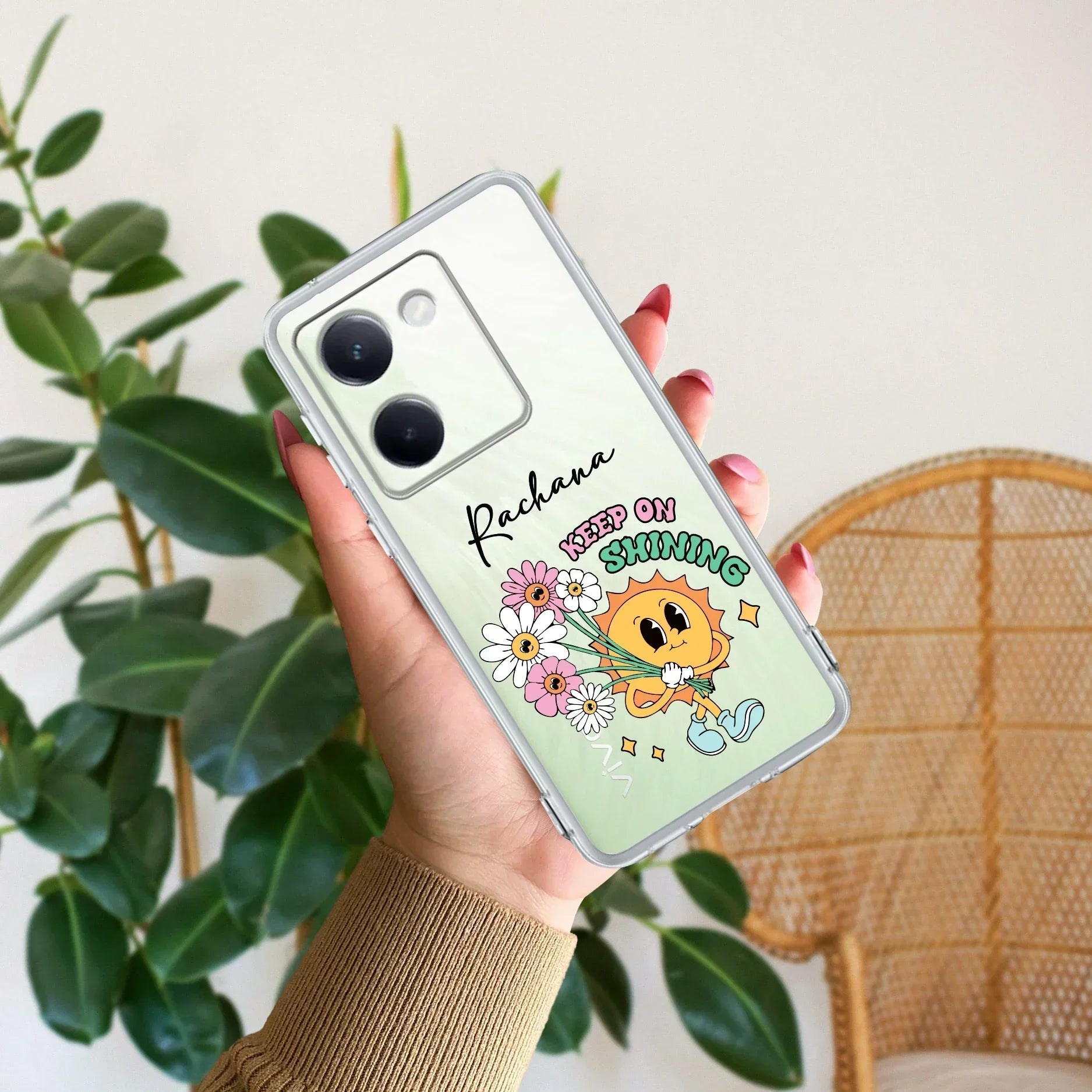 Keep Shining Customize Transparent Silicon Case For Vivo Y200 Pro 5G
