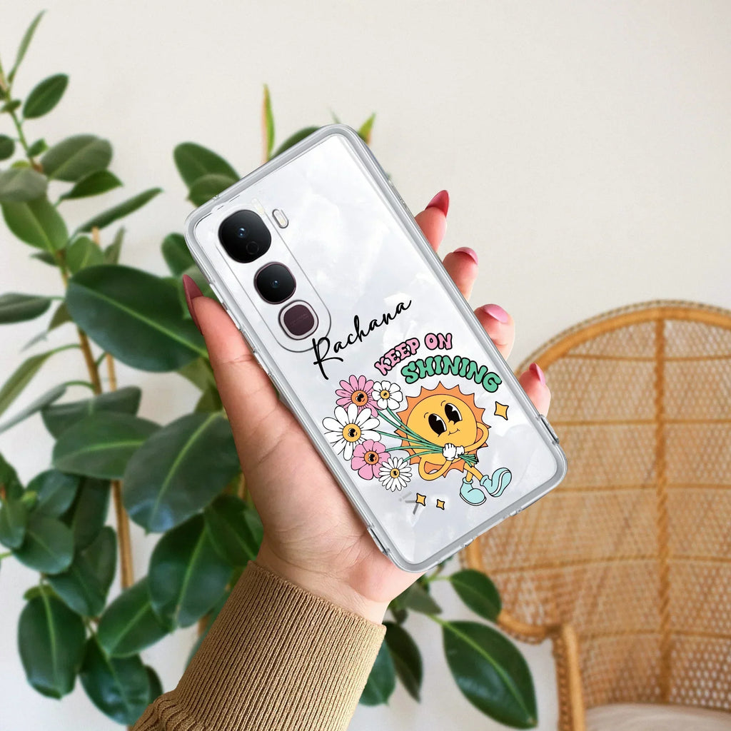 Keep Shining Customize Transparent Silicon Case For Vivo Y28s/ Y28e