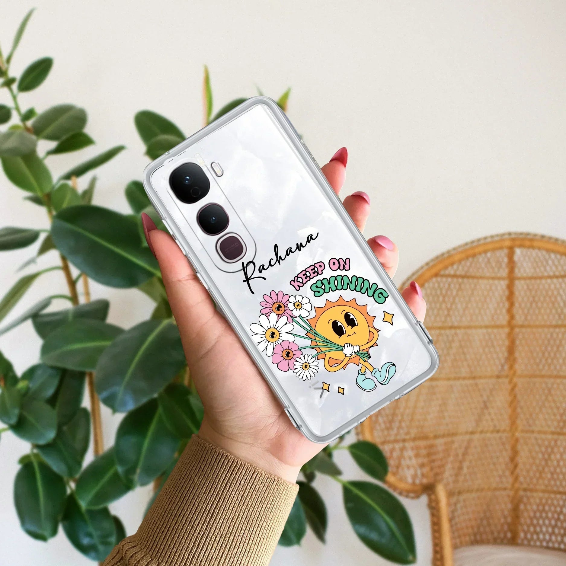 Keep Shining Customize Transparent Silicon Case For Vivo Y28s/ Y28e