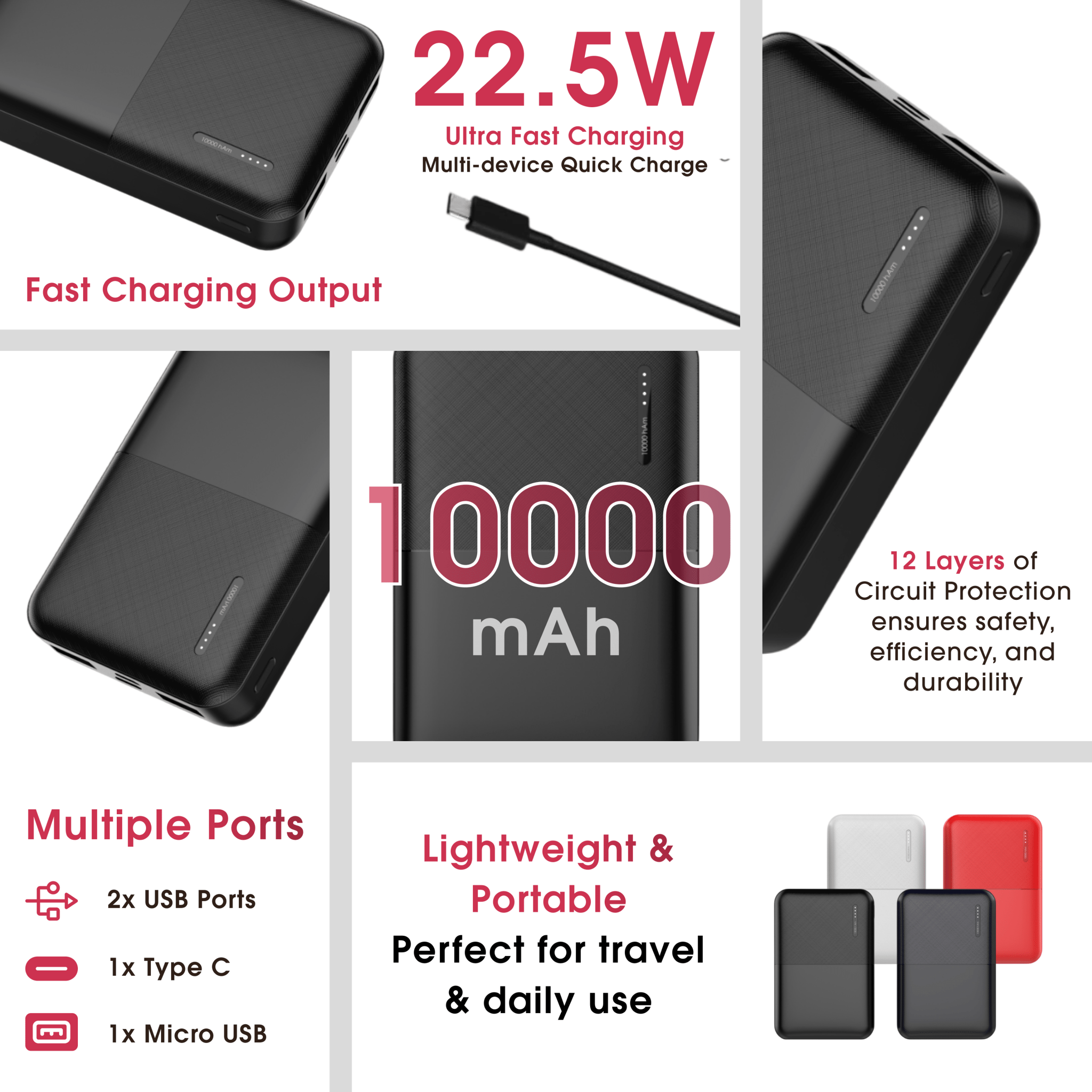 KIVART SURGE - 10000 mAh - ShopOnCliQ